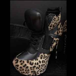 Cheetah Sneaker Heels